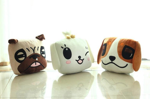 1Pc Cute Big Eyes Dog And Cat Plush Stuffed