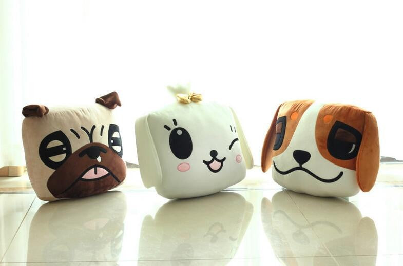 1Pc Cute Big Eyes Dog And Cat Plush Stuffed