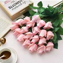 Load image into Gallery viewer, 11Pcs Lot Artificial Flowers Rose Bouquet Fake Flower Roses