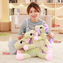 Load image into Gallery viewer, 30-40-50 Cm Soft Unicorn Plush Toy Rainbow