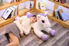 Load image into Gallery viewer, 110Cm Giant Lovely Unicorn Stuffed Plush -  White And Purple