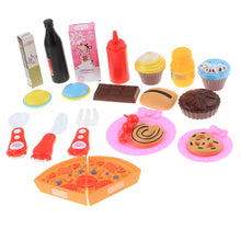 Load image into Gallery viewer, 24Pcs Simulation Miniature Food Pizza Dessert