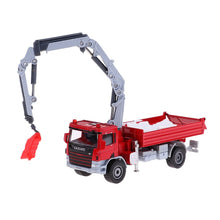 Load image into Gallery viewer, 1.50 Crane Truck Diecast Engineering Car Construction Vehicle Model