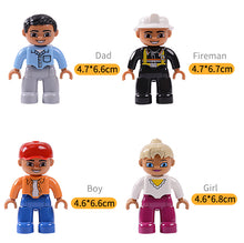 Load image into Gallery viewer, 18Pcsset Figures Blocks Compatible With Legoing Duplo Figures Animal Train Building Blocks