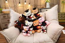 Load image into Gallery viewer, 1Pc Kawaii Dr. Bear Plush Toy Stuffed Soft