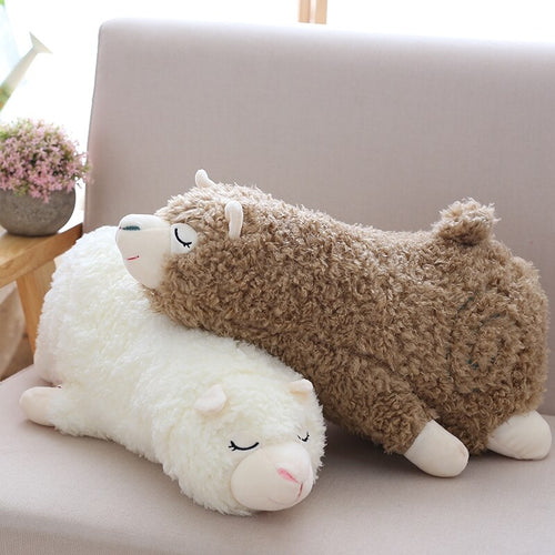 1Pc 45Cm Kawaii Japanese Alpacasso Lying Alpaca Plush Toys
