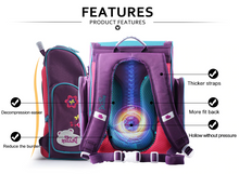 Load image into Gallery viewer, 2019 Delune Brand Safe 3D Orthopedic Children Schoolbag - Butterfly