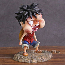 Load image into Gallery viewer, Anime One Piece Youth Beaten Luffy With Swell Face Pvc Figure Collectible Model Toy