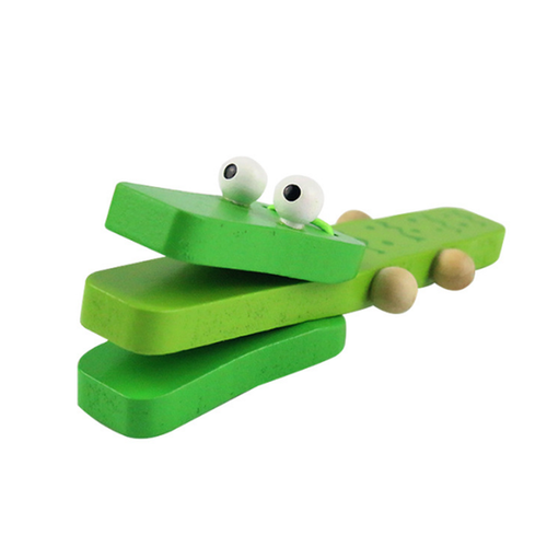 1 Pc New Creative Children Cartoon Animal Wooden Crocodile