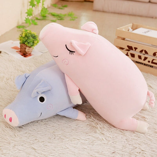 30-55 Cm Soft Sleeping Pig Plush Toy Stuffed