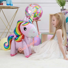 Load image into Gallery viewer, Pink Little Horse Pony Foil Balloons Animal - Combo 5 Units