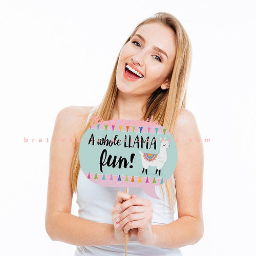 Pinata Unicorn Llama Balloons - Combo 5 Units