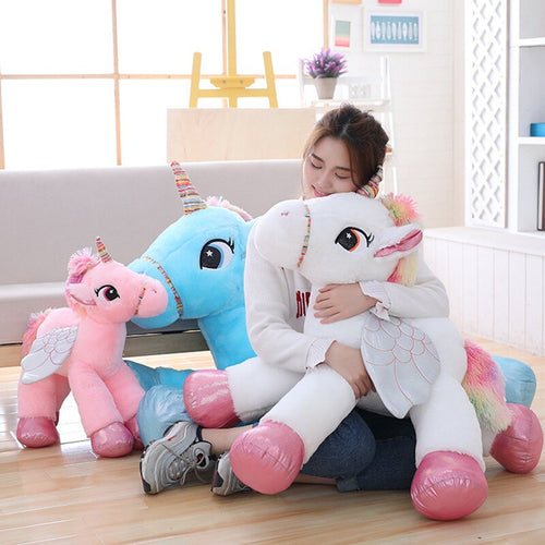 1Pc 50 60 90Cm Kawaii Unicorn Plush Doll