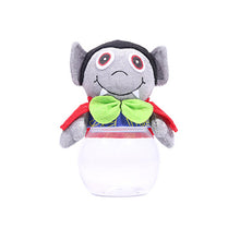Load image into Gallery viewer, Decoration Horror 15Cm Plush Pumpkin Witch Vampire Black Cat Candy Jar Halloween Decorations - Combo 4 Units