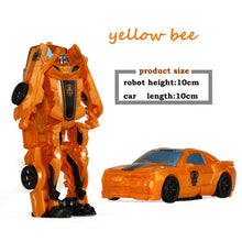 Load image into Gallery viewer, Green Red White 10Cm Transformation Cars Kid Classic Robot - Combo 5 Units