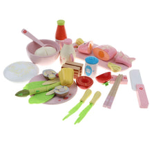 Load image into Gallery viewer, 20Pcs Wooden Simulation Kitchen Cutting Toy