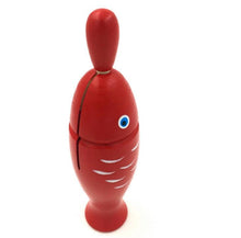 Load image into Gallery viewer, 14.5Cm Red Wooden Fish Percussion Instrument Noise Maker