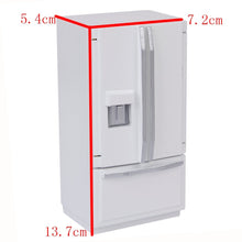 Load image into Gallery viewer, 1.12 Scale Dollhouse Furniture Wooden Refrigerator Model