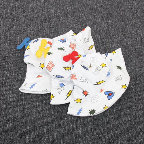 Cute Baby Hats Kids Boys Girls Cartoon Pattern Bucket - Combo 5 Units