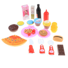 Load image into Gallery viewer, 24Pcs Simulation Miniature Food Pizza Dessert
