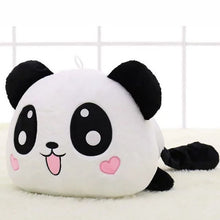 Load image into Gallery viewer, Big Head Panda Plush Toys Creative Dolls 18 Cm - Combo 3 Different Emotions - White