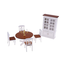 Load image into Gallery viewer, 1.12 Scale Dollhouse Dining Room Furniture