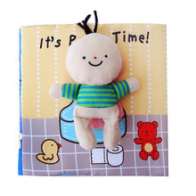 Load image into Gallery viewer, Baby Ch Book Washroom Puzzle Study Take A Bath Go To The Toilet Ring Papers - Combo 4 Units