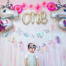 Load image into Gallery viewer, Metallic Rose Gold Foil Curtain Wedding Decorations - Combo 5 Units