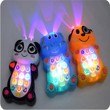Load image into Gallery viewer, 1Pc Electric Plastic Cartoon Music Projection Flashing Simulated Phone Machine