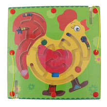 Load image into Gallery viewer, 2 In 1 Magnetic Beads Labyrinths Wooden Puzzle