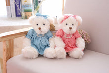 Load image into Gallery viewer, 2 Pcs Pair Lovely Mini Couple Teddy Bear With Cloth Plush Toys