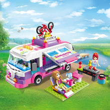 Load image into Gallery viewer, 319Pcs Girls Series Walking Tour Wagon Princess Model Building Blocks