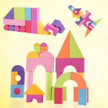 Load image into Gallery viewer, 100 Pieces Eva Geometry Building Blocks Stacking Game