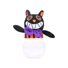 Load image into Gallery viewer, Decoration Horror 15Cm Plush Pumpkin Witch Vampire Black Cat Candy Jar Halloween Decorations - Combo 4 Units