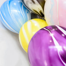 Load image into Gallery viewer, 10Pcs/Units  Wedding Decoration Balloons Agate Marble Balloon - Combo 5 Units