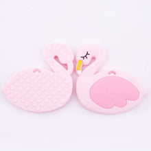 Load image into Gallery viewer, Combo 5 Units - Silicone Flamingo Teether Cartoon