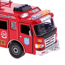 Load image into Gallery viewer, 1.50 Mini Fire Engine Crane Car Fire Rescue Truck