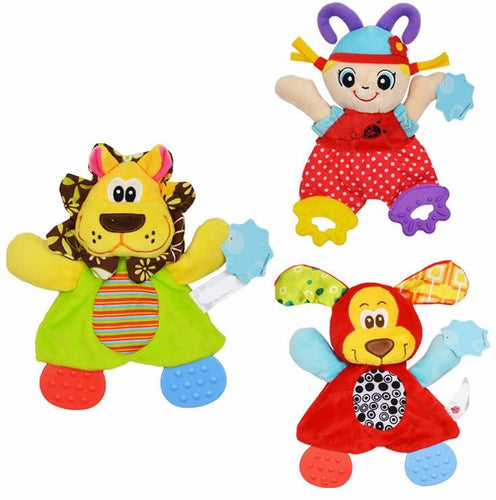 Baby Rattles Infant Soft Appease Towel Toys - Combo 3 Units