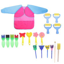 Load image into Gallery viewer, 20Pcs Children Diy Painting Doodle Tools Sponge Brushes Waterproof