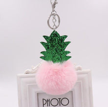 Load image into Gallery viewer, Combo 4Pcs /Package Plush Toy Key Chain Yellow Pineapple Keychain Style A