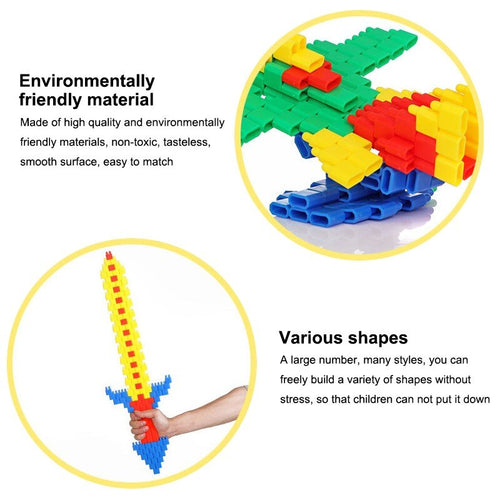 300-500Pcs Building Blocks Techecho Magnetic Building Bag Classic Bullet Toy