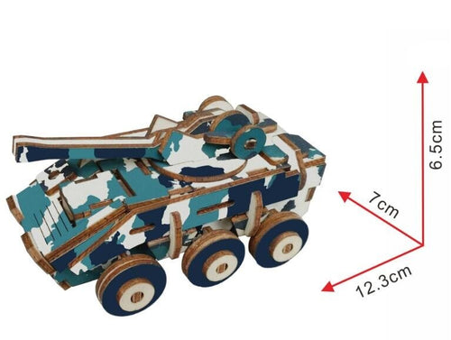 Simulation Explosion-Proof Armored Vehicle Model 3D
