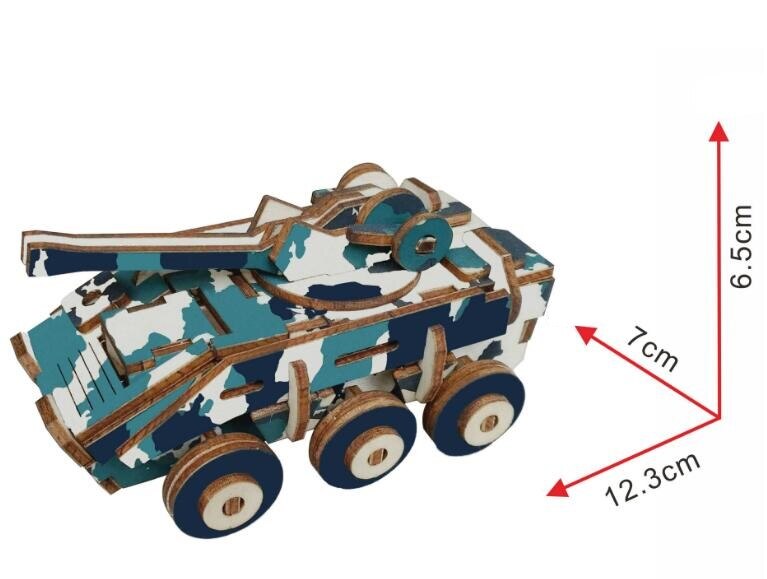 Simulation Explosion-Proof Armored Vehicle Model 3D