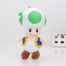 Load image into Gallery viewer, Super Mario Mushrooms Toad Plush Toys Stuffed Animals Kids Gift Dolls Green
