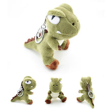 Load image into Gallery viewer, Green Tyrannosaurus Plush Toy 10 Cm Small Size Dolls
