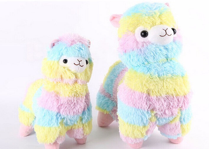 1Pc 35Cm Rainbow Alpaca Plush Toy Dolls