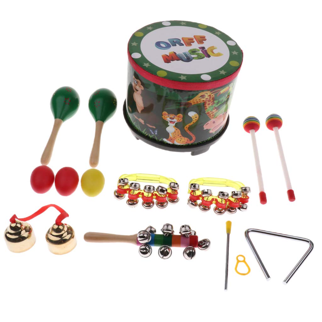 13Pcs Musical Instrument Toy Set Percussion Game