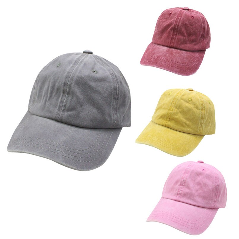 6 Color Baby Hats Toddler Boys Girls Kids Solid Cotton - Combo 5 Units