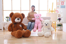 Load image into Gallery viewer, 105 Cm Big Size Soft Love Wearing Bear Plush Toys