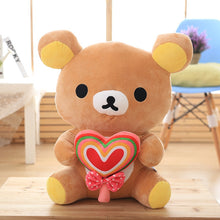 Load image into Gallery viewer, 30-40-50 Cm Soft Rilakkuma Bear With Heart Shape
